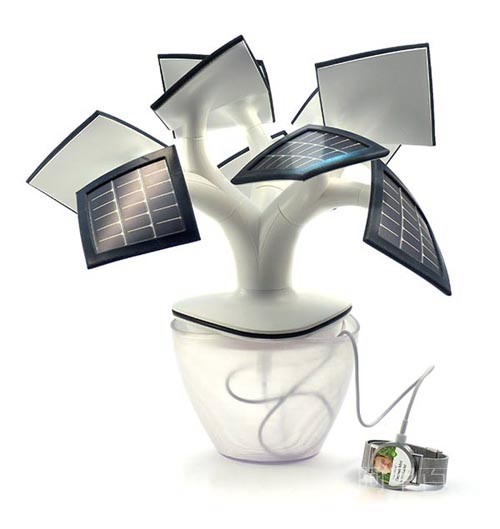 會充電的樹，既可以充電又可以照明，實用又美觀--置頂表情